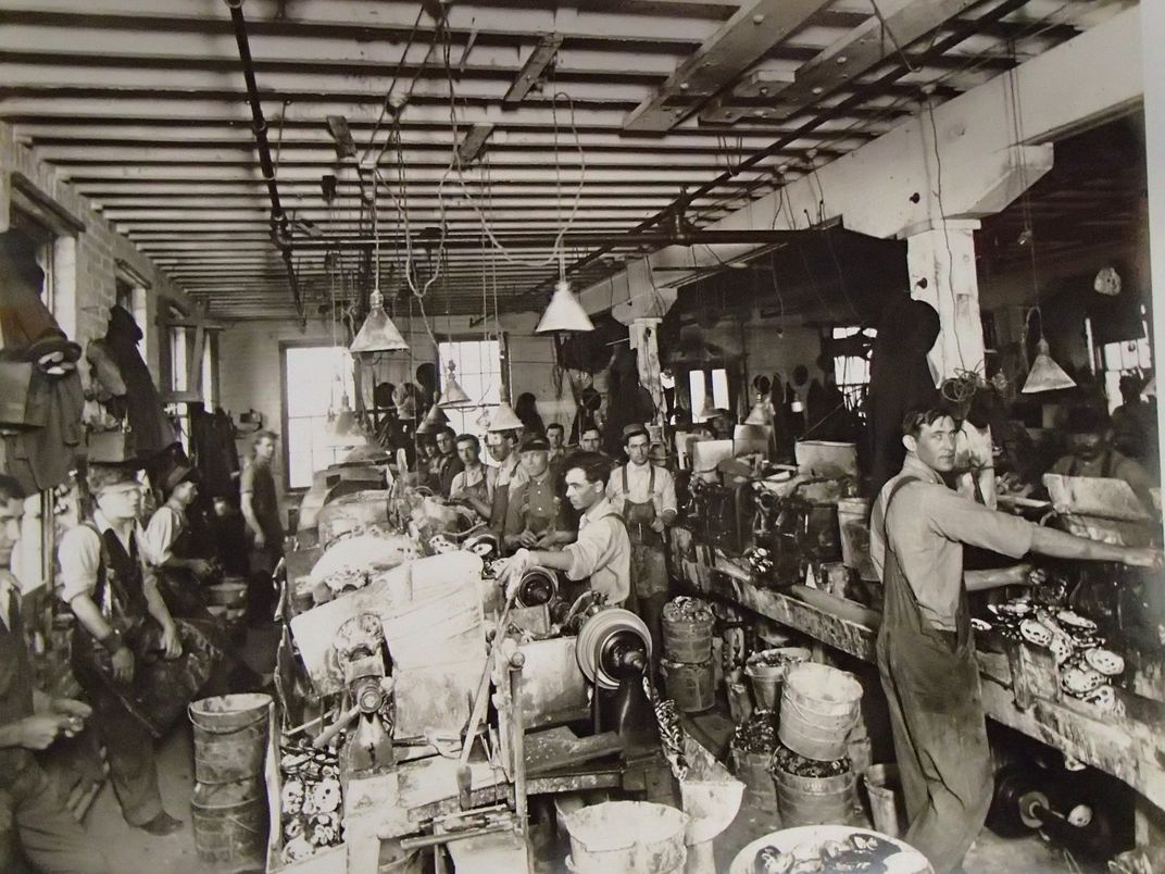 U.S. Button Company cutting room