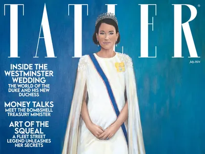 Hannah Uzor painted this portrait of Catherine, Princess of Wales, for&nbsp;Tatler&#39;s July 2024 cover.