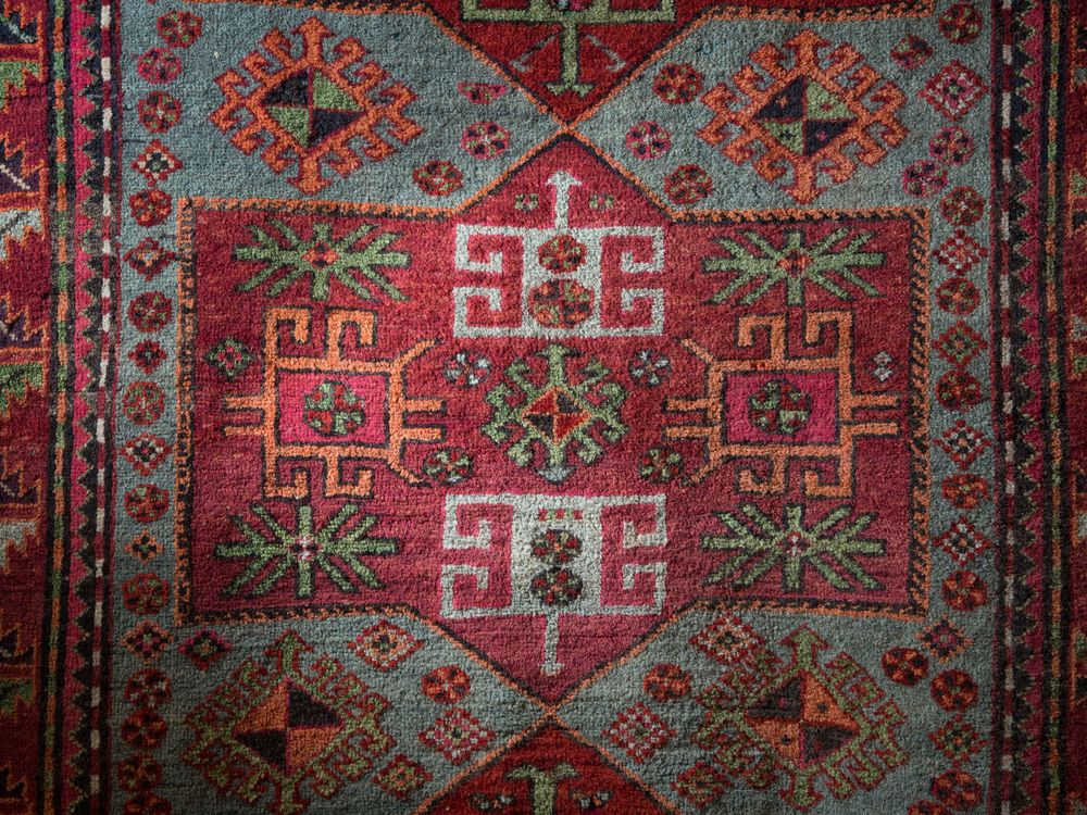 Syunik-Artsakh rug from the collection of the Local Lore Museum of Goris, 20th century.
(Photo by Areg Balayan, My Armenia Program)