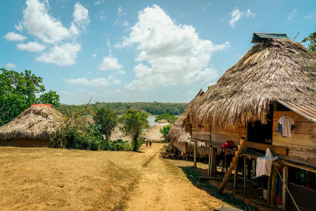Traditional Embera village