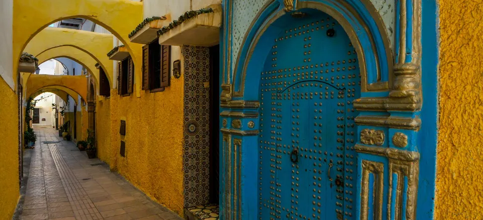  Colorful architecture in Rabat 