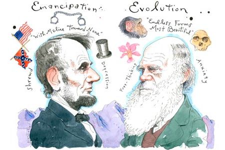 Abraham Lincoln and Charles Darwin helped shape the modern world.