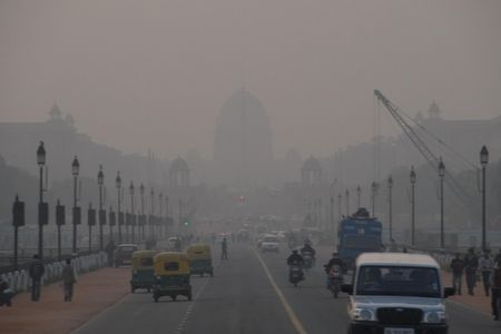 Smog often chokes New Delhi's skies, but this year's cloud is the worst on record. 
