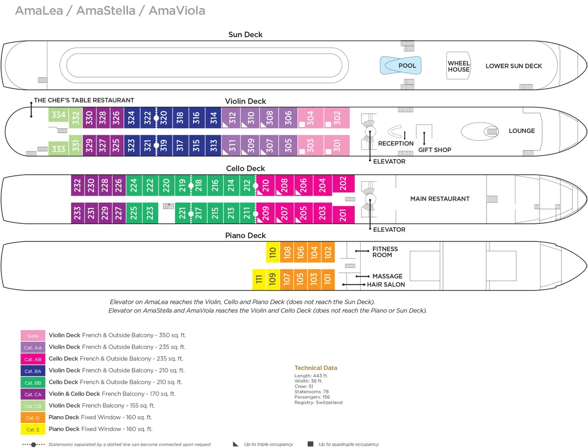 AmaViola deck plan image