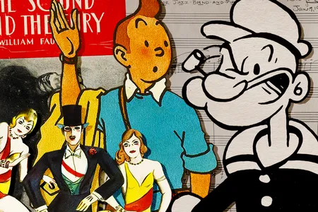 Works entering the public domain include&nbsp;The Sound and the Fury, the first recordings of&nbsp;Rhapsody in Blue, Popeye, Tintin and&nbsp;The Broadway Melody.