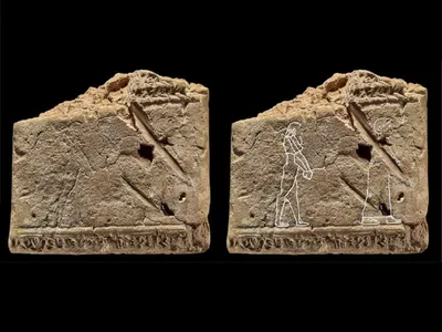 3,500-Year-Old Babylonian Tablet May Contain Earliest Known Depiction of a Ghost image