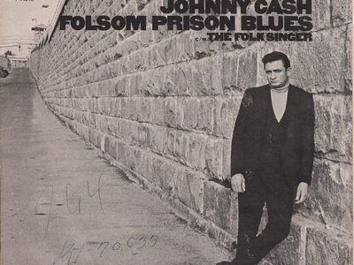 Album cover for the Live At Folsom Prison album. 
