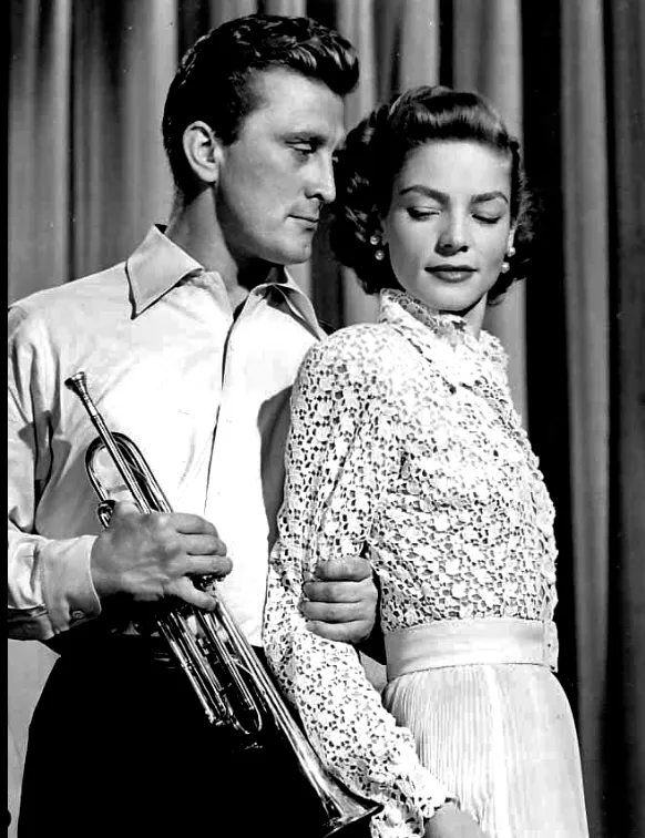 Kirk Douglas and Lauren Bacall