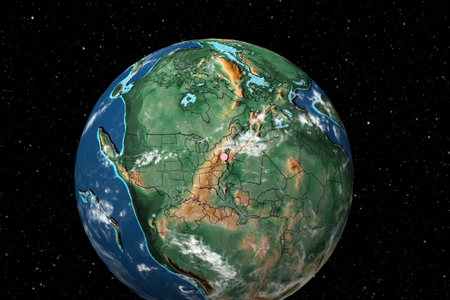 During the early Triassic epoch, Washington, D.C. was situated in a massive supercontinent called Pangea
