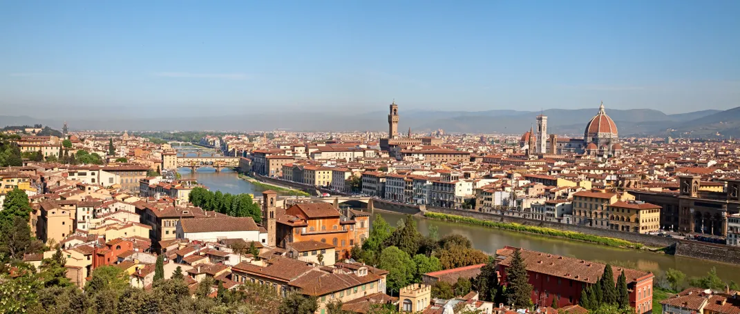 Panoramic view of Florence