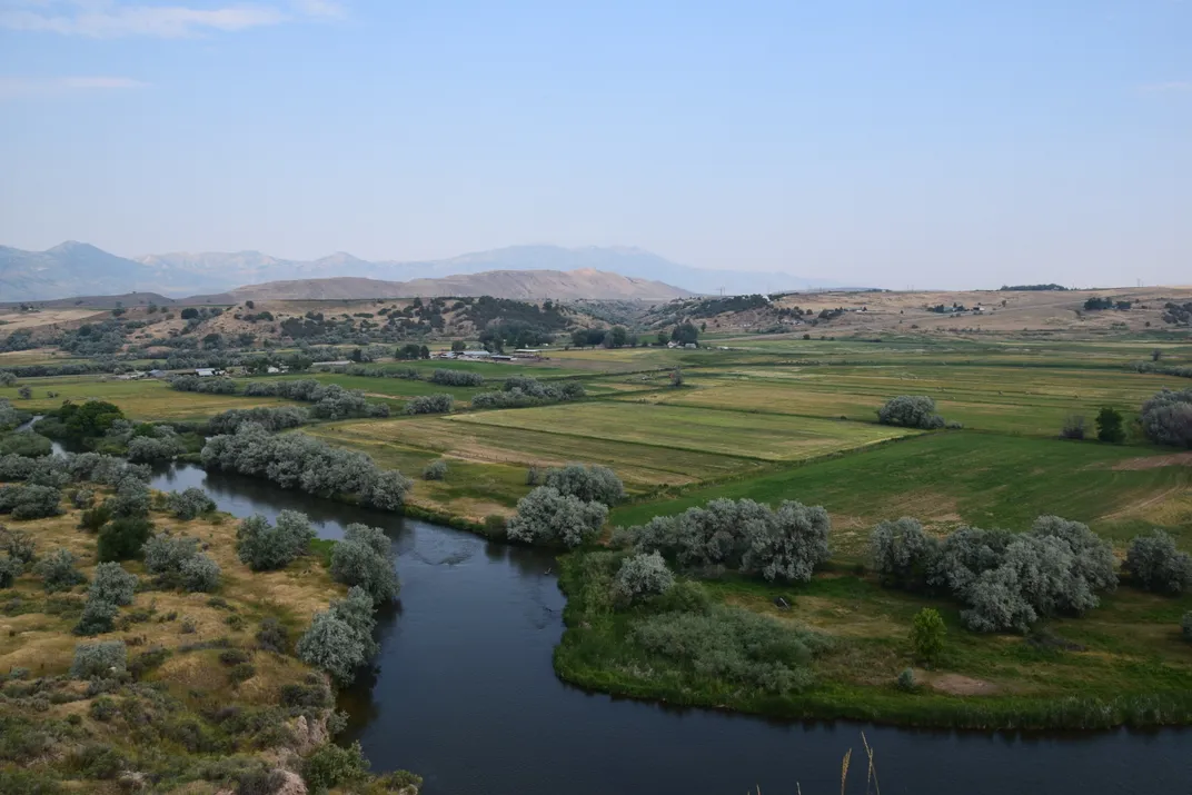 valley where the Bear River massacre took place