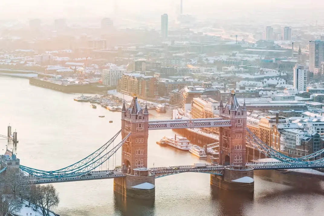 Tower Bridge in London, England