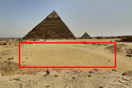 Researchers used ground-penetrating radar and&nbsp;electrical resistivity tomography to scan the&nbsp;graveyard near the Great Pyramid of Khufu.