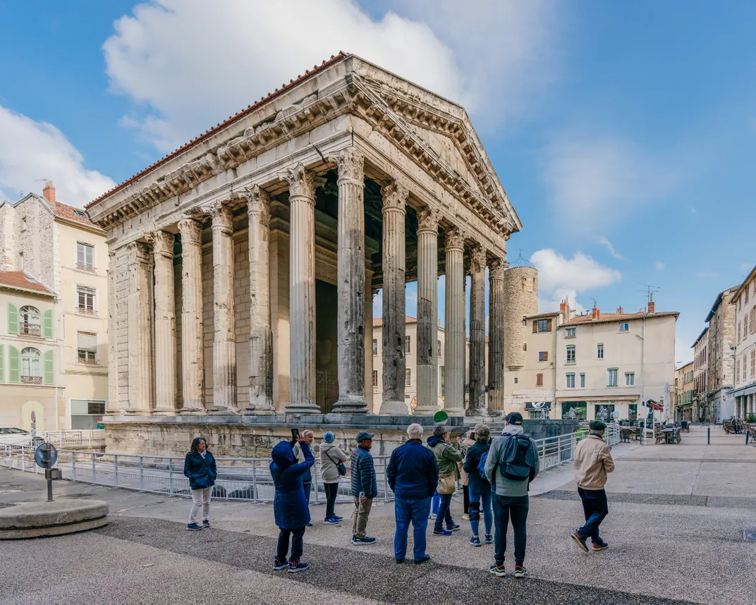 Roman temple in Vienne. Credit: AMA Waterways