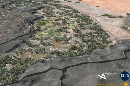 This reconstruction shows the 4,000-year-old structure in its original form.