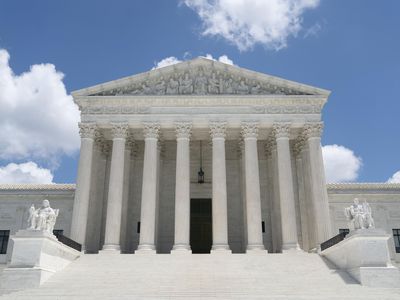 The Supreme Court building in Washington, DC