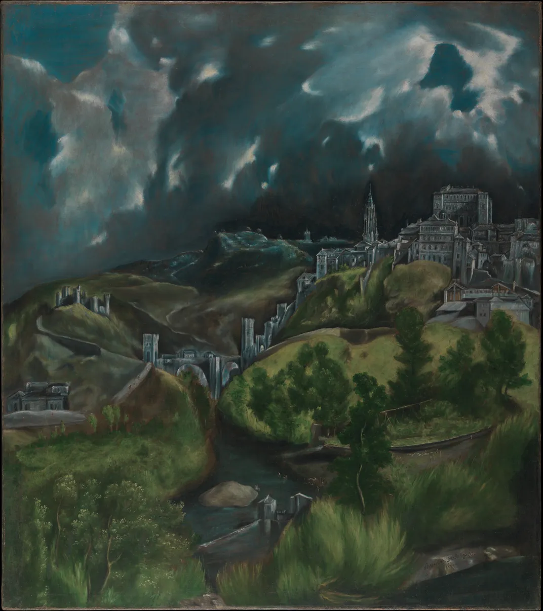 <I>View of Toledo</I> by El Greco