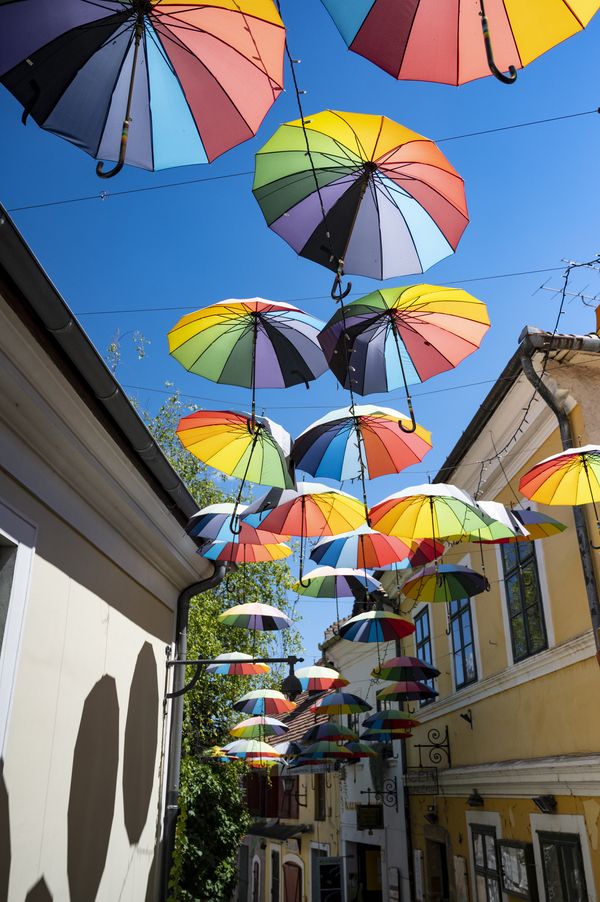 Umbrellas in Szentendre thumbnail