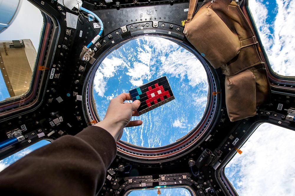There's an Invader in the International Space Station