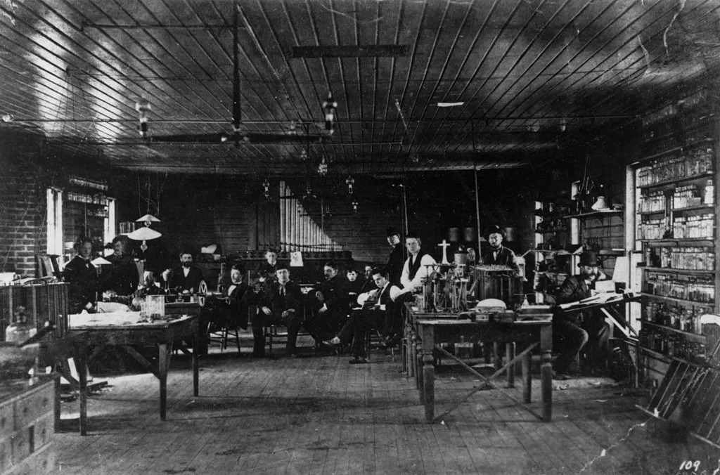 Edison's Menlo Park Laboratory in 1880
