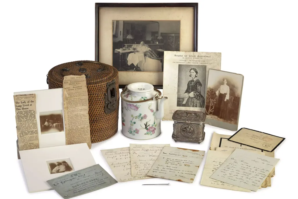 Photographs and other items connected to Florence Nightingale