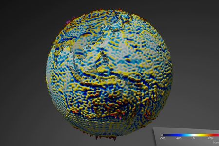 This new map shows Earth's magnetic field from space.