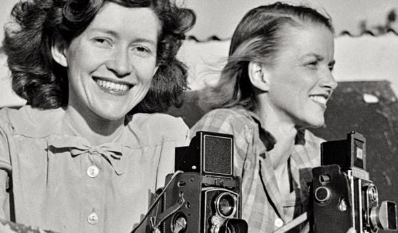 Constance Stuart Larrabee (left) and friend photographing among Ndebele women, near Pretoria, South Africa, 1936. 

All photos used in this story are courtesy Eliot Elisofon Photographic Archives, National Museum of African Art, Smithsonian Institution.