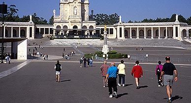 Fátima is one of Europe’s top pilgrimage destinations.  There are plenty of picnic benches, endless parking and desolate toilets for the masses.