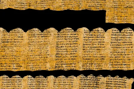 The scroll is part of a vast library found in the ancient town of&nbsp;Herculaneum.