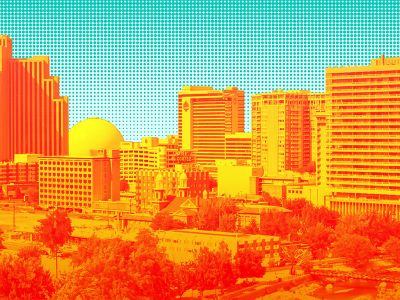Reno&rsquo;s downtown, where paved surfaces gather heat and buildings block cooling breezes, can feel stifling on a hot summer day.