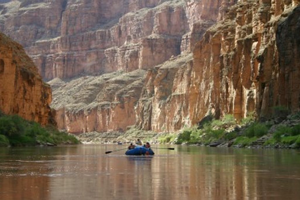 Canyon walls tower