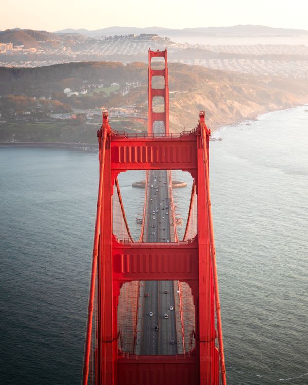 Golden hour at the Golden Gate Bridge thumbnail