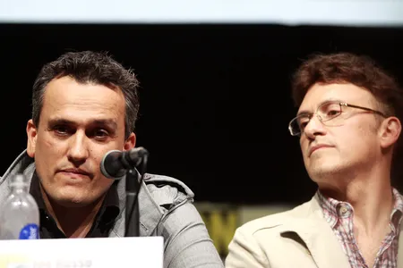 Joe (left) and Anthony (right) Russo at the 2013 San Diego Comic-Con International.