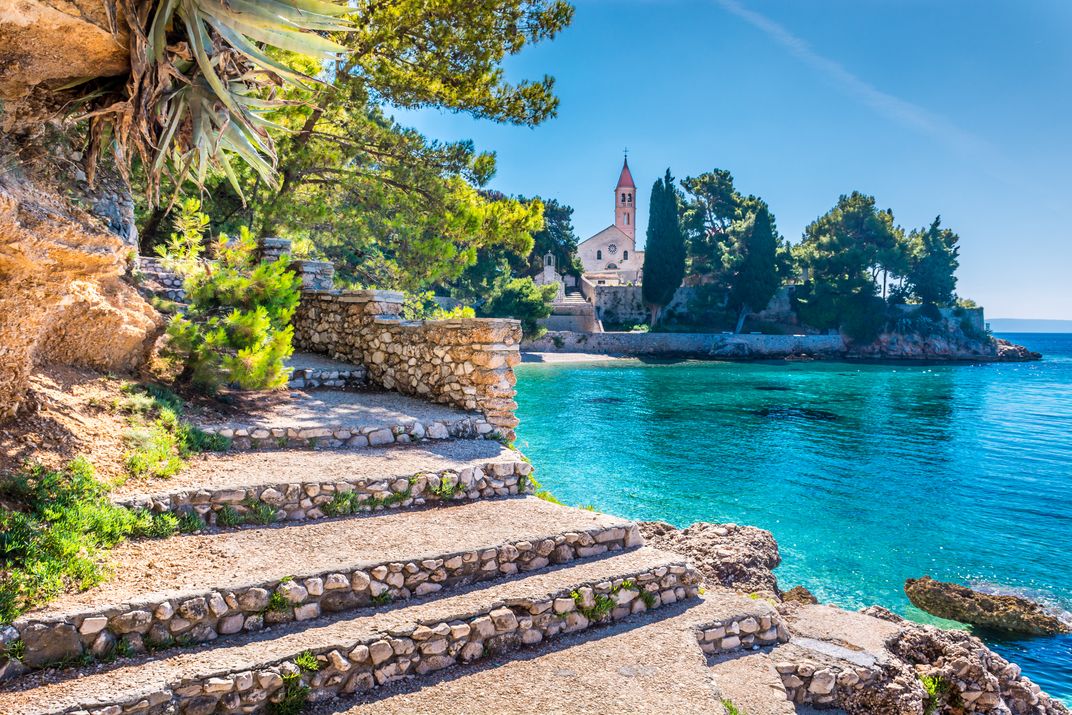 A Franciscan monastery in Bol, on the island of Brač