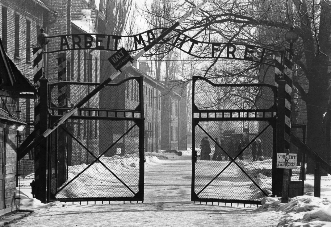 The gates of Auschwitz