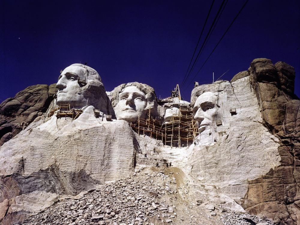Mount Rushmore Construction
