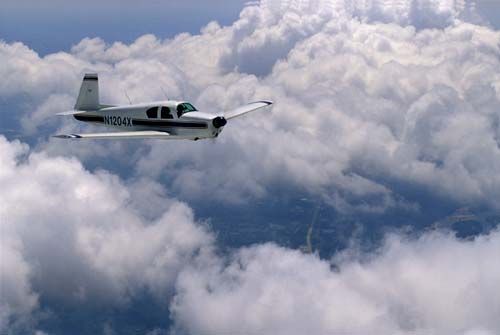 Mooney M20C (not the one we flew)
