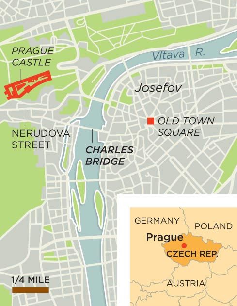 Prague map