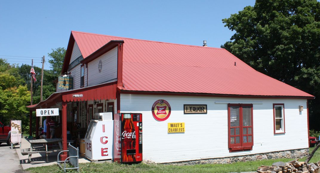 A old General Store on the Old Mission Peninsula near Traverse City, MI. Features ice cold sodas ...
