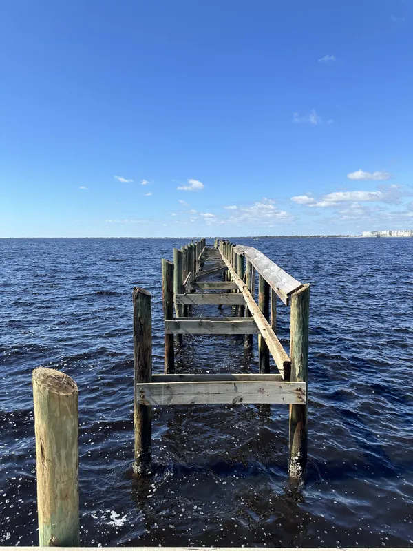 Aftermath Of Hurricane Milton on Pier thumbnail