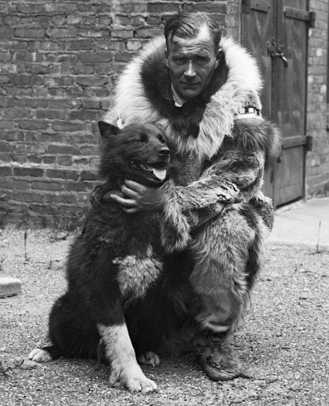 Balto and musher Gunnar Kaasen