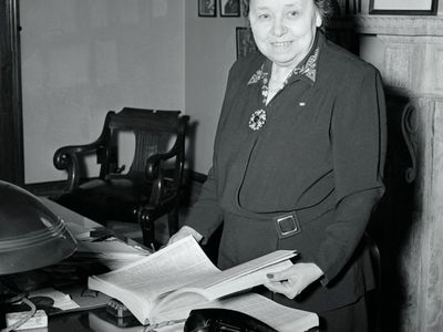 Hattie Wyatt Caraway on November 6, 1942.