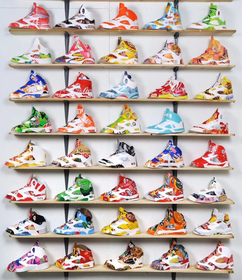 Artist Fashions Nike Air Jordan 5s From Trash | Travel| Smithsonian Magazine