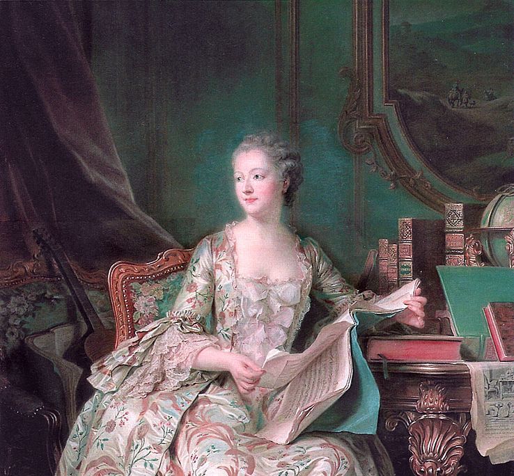 Pompadour portrait
