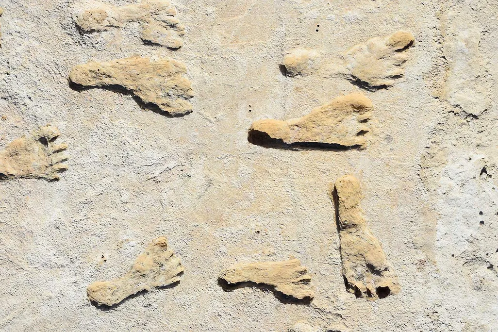 Human Footprints at White Sands