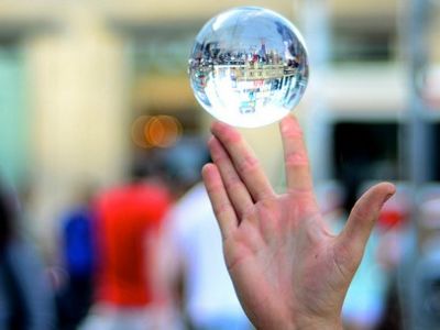 This crystal ball won’t help you.
