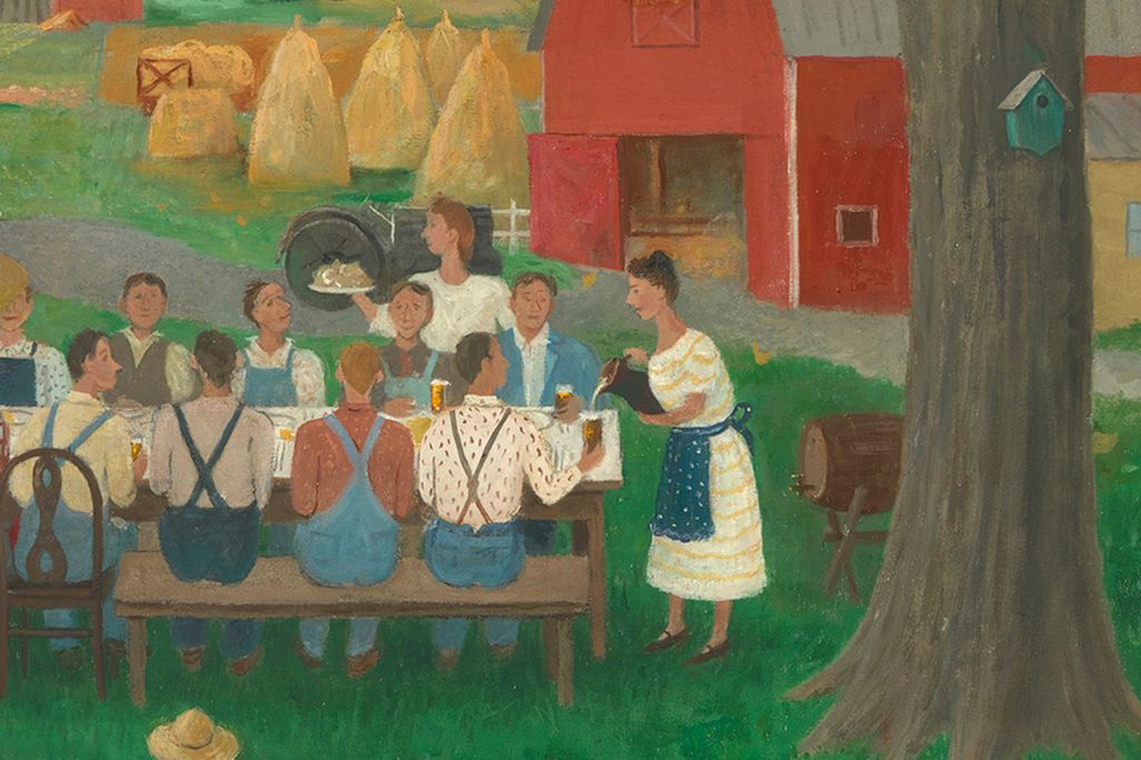 Harvest Time, detail