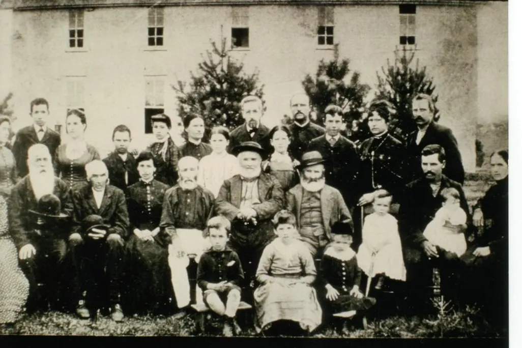 A historic photograph of Icarian colonists