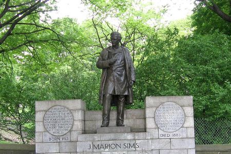 In August, protesters defaced Central Park's statue of J. Marion Sims, a 19th-century doctor who performed surgery on enslaved women without their consent