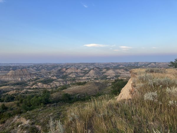 Hazy Theodore Roosevelt National Park thumbnail